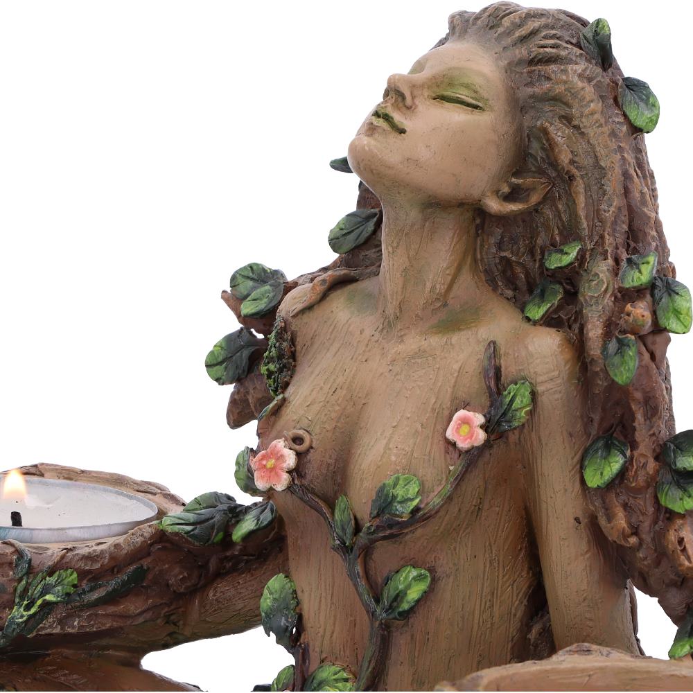 Balance of Nature Female Tree Spirit Tealight Candle Holder 19cm