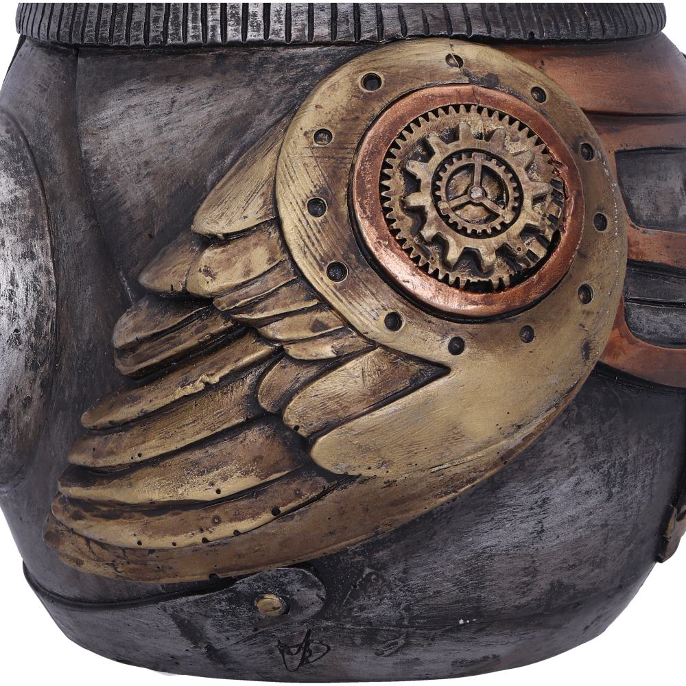 Hootle Steampunk Owl with Top Hat Figurine 22.7cm 5
