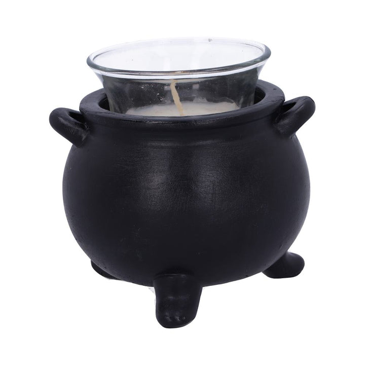 All Seeing Eye Witches Cauldron Tealight Candle Holder 9cm 3