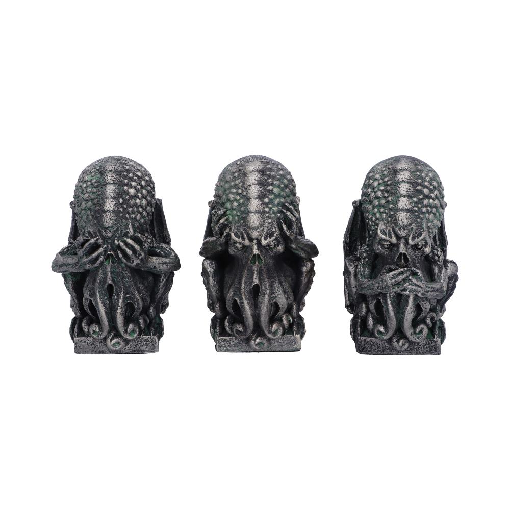Three Wise Cthulhu Figurines 7.6cm 1