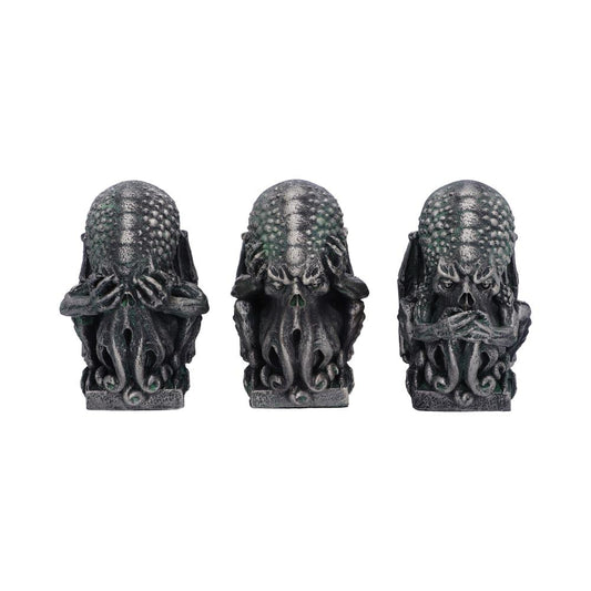 Three Wise Cthulhu Figurines 7.6cm 1