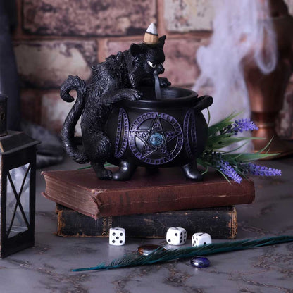 Spites Cauldron Gothic Backflow Incense Burner 16.3cm 7