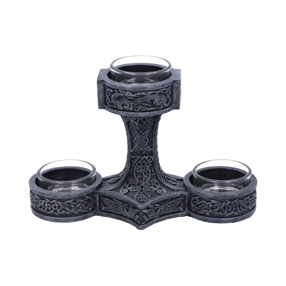 Thors Hammer Tea Light Holder 18.5cm 1