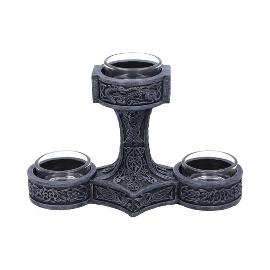 Thors Hammer Tea Light Holder 18.5cm 1