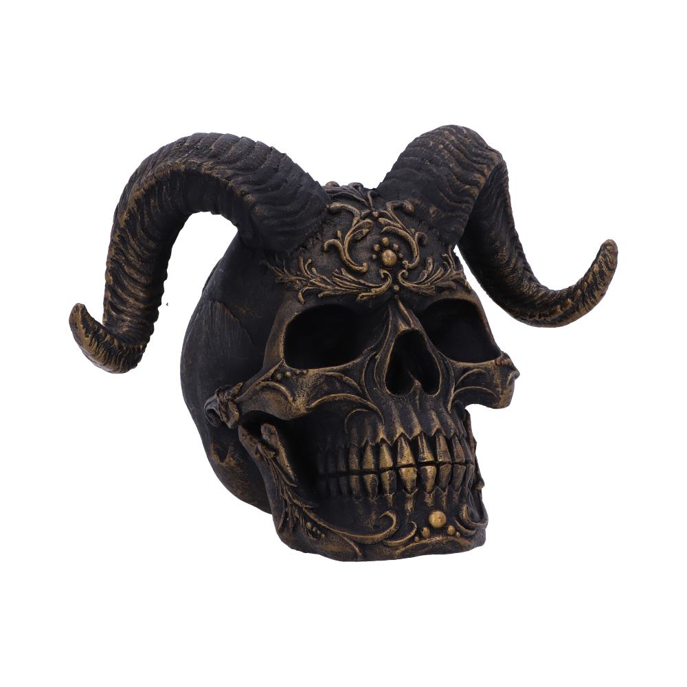 Diabolus Horned Skull 18cm