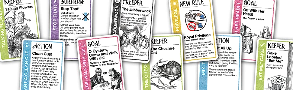 Wonderland Fluxx Card Game