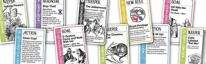 Wonderland Fluxx Card Game by Looney Labs