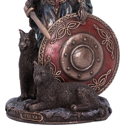 Bronze Freya Goddess of Love Figurine 21cm 6