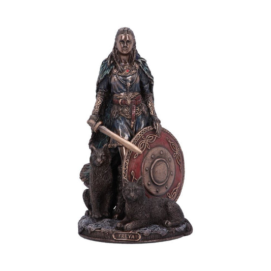 Bronze Freya Goddess of Love Figurine 21cm 1