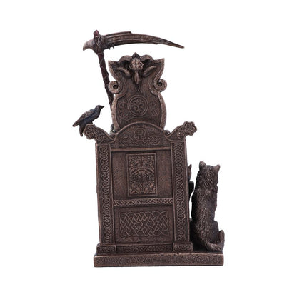 Bronze Hel The Two Faced Terror Figurine 23cm 3