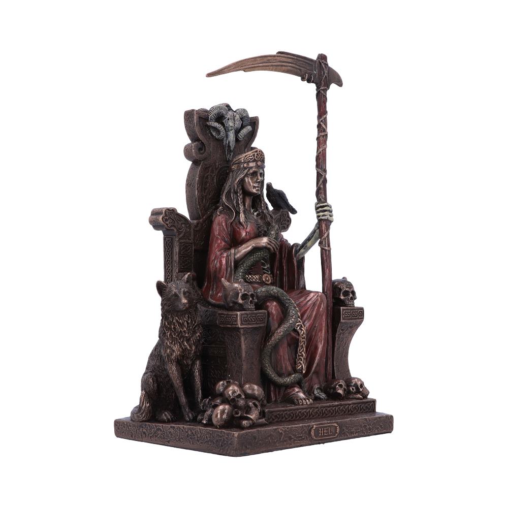 Bronze Hel The Two Faced Terror Figurine 23cm 4