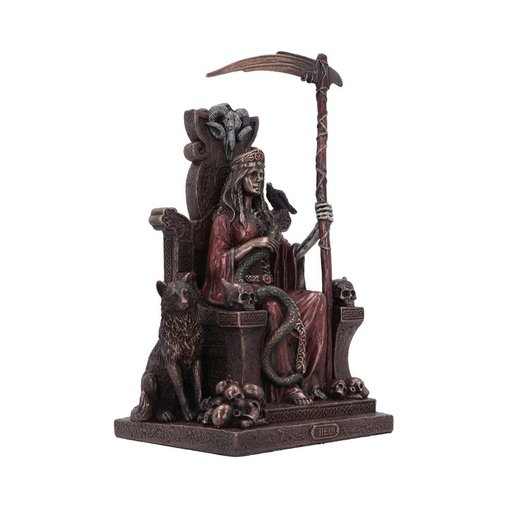 Bronze Hel The Two Faced Terror Figurine 23cm 4
