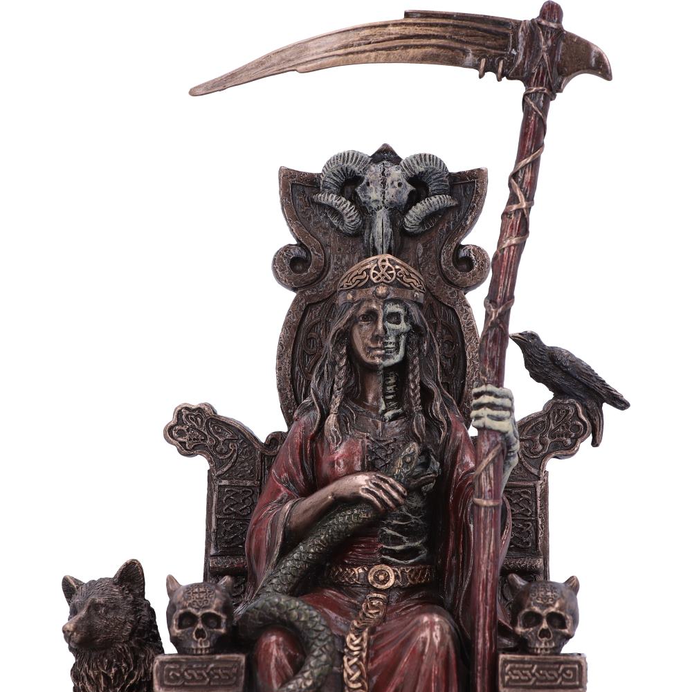 Bronze Hel The Two Faced Terror Figurine 23cm 5