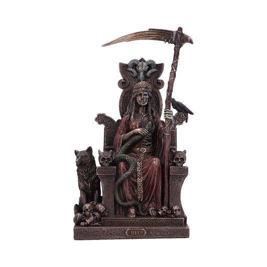 Bronze Hel The Two Faced Terror Figurine 23cm 1