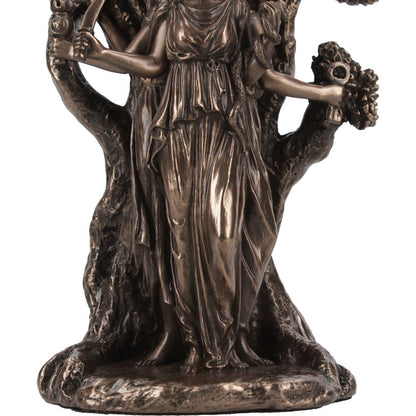 Triple Moon Goddess Hecate Bronze Figurine 18.5cm 6
