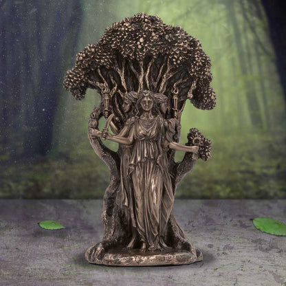 Triple Moon Goddess Hecate Bronze Figurine 18.5cm 7