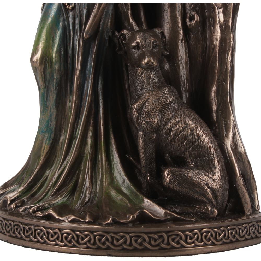 Bronze Hecate Goddess of Magic and Witchcraft Figurine 21cm 6