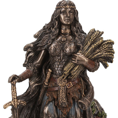 Sif Goddess of Earth and Family Bronze Figurine 22cm 5