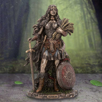Sif Goddess of Earth and Family Bronze Figurine 22cm 7