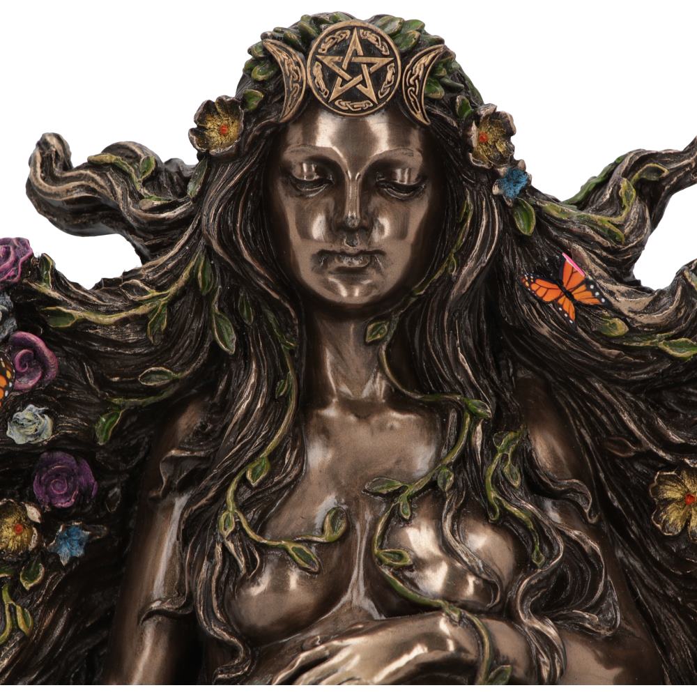 Gaea Mother of all Life Bronze Figurine 18cm 5