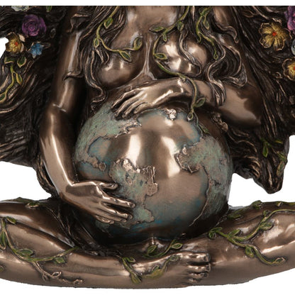 Gaea Mother of all Life Bronze Figurine 18cm 6