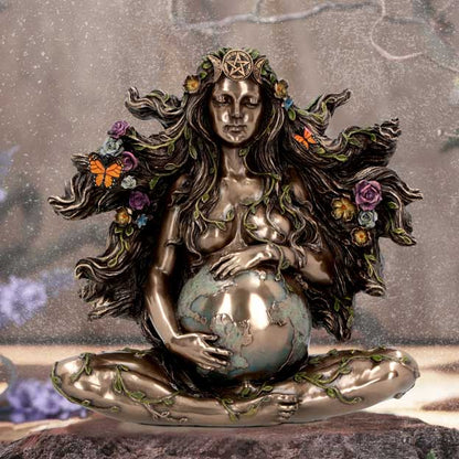 Gaea Mother of all Life Bronze Figurine 18cm 7