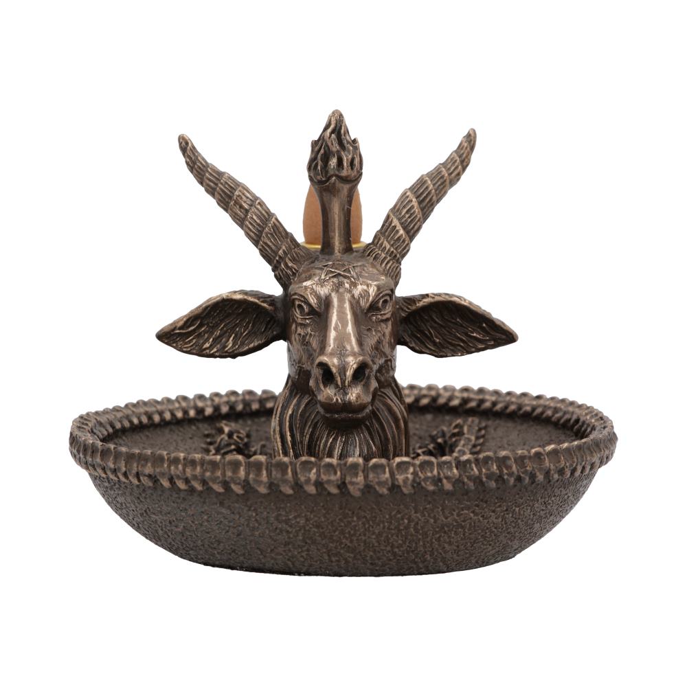 Baphomets Wealth Occult Backflow Incense Burner 13cm 1