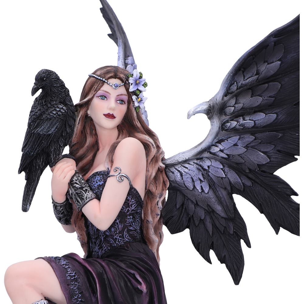 Ravina Raven Fairy Figurine 38cm Resin Display Statue 5