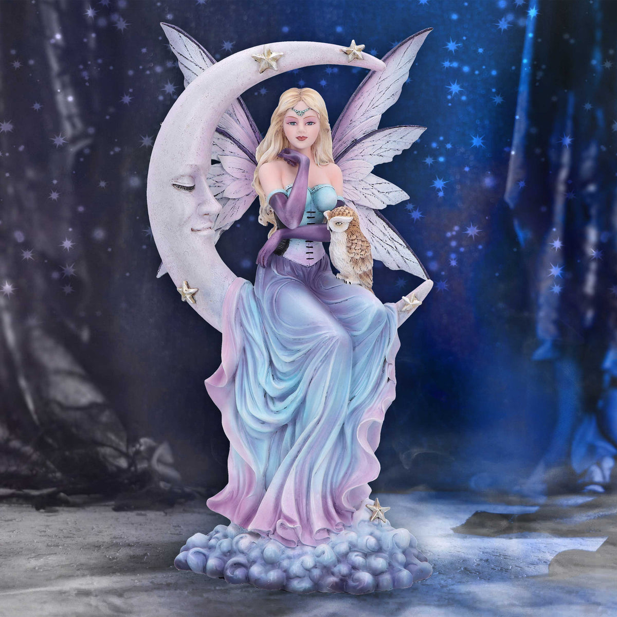 Selene Fairy Figurine 34cm Resin Statue 7
