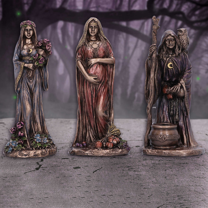 Maiden Mother and Crone Trinity Mini Figurines 10.5cm 6