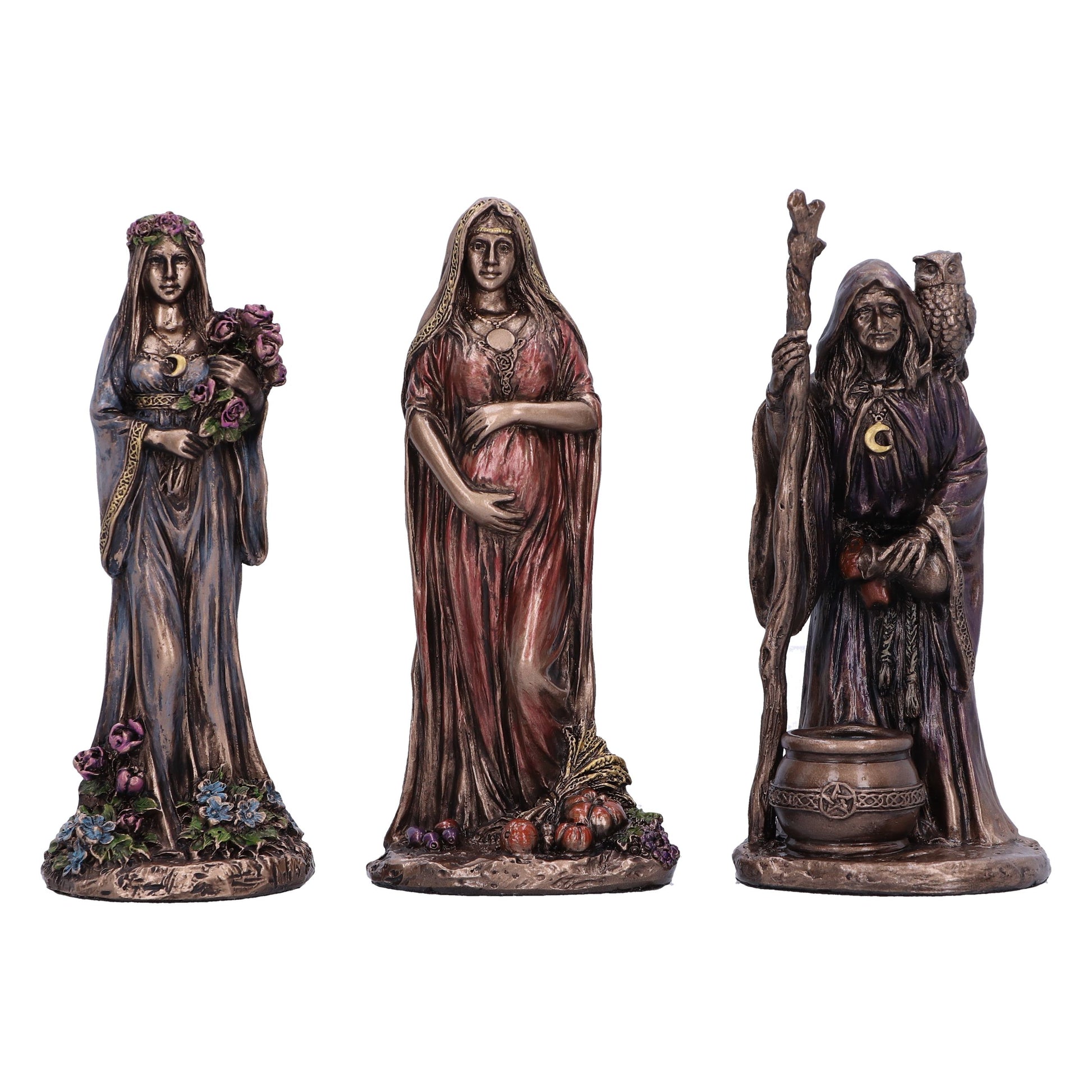 Maiden Mother and Crone Trinity Mini Figurines 10.5cm 1