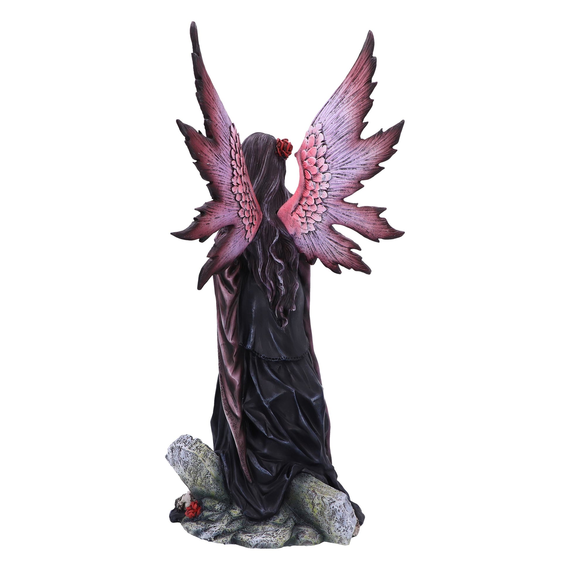 Rose Fairy Figurine 39cm Resin Statue 4