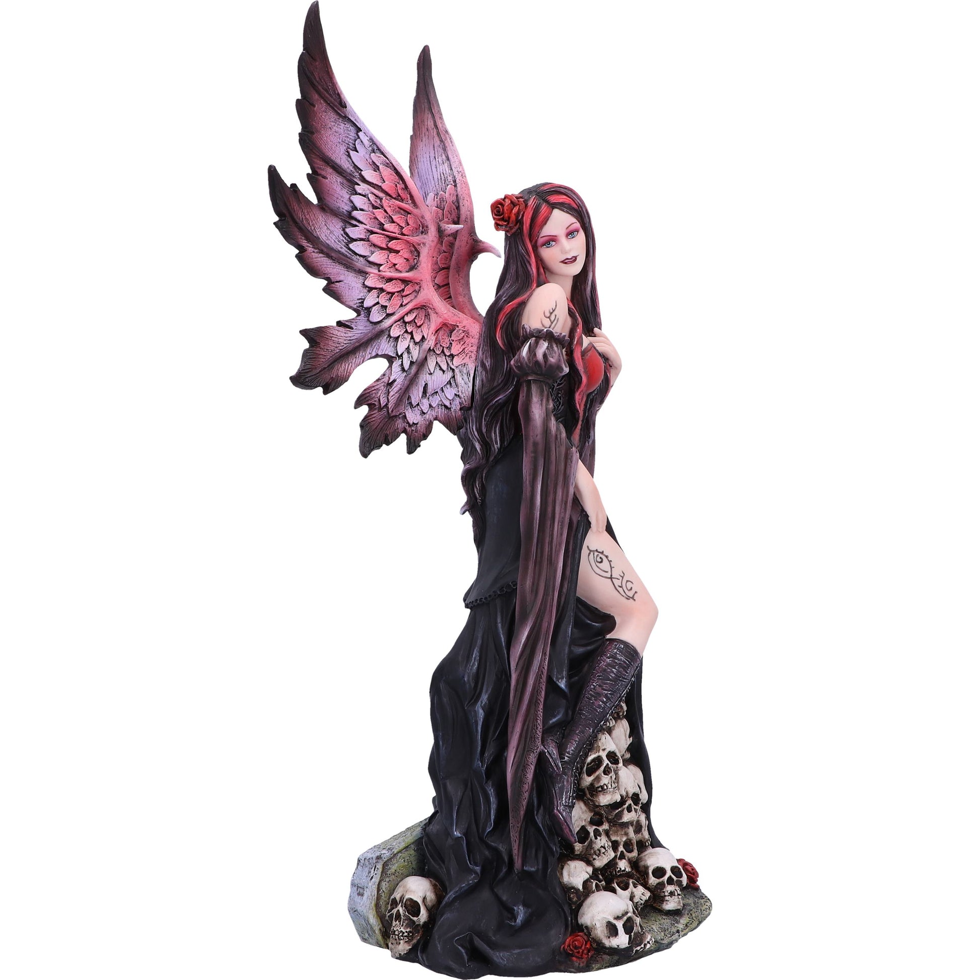 Rose Fairy Figurine 39cm Resin Statue 5