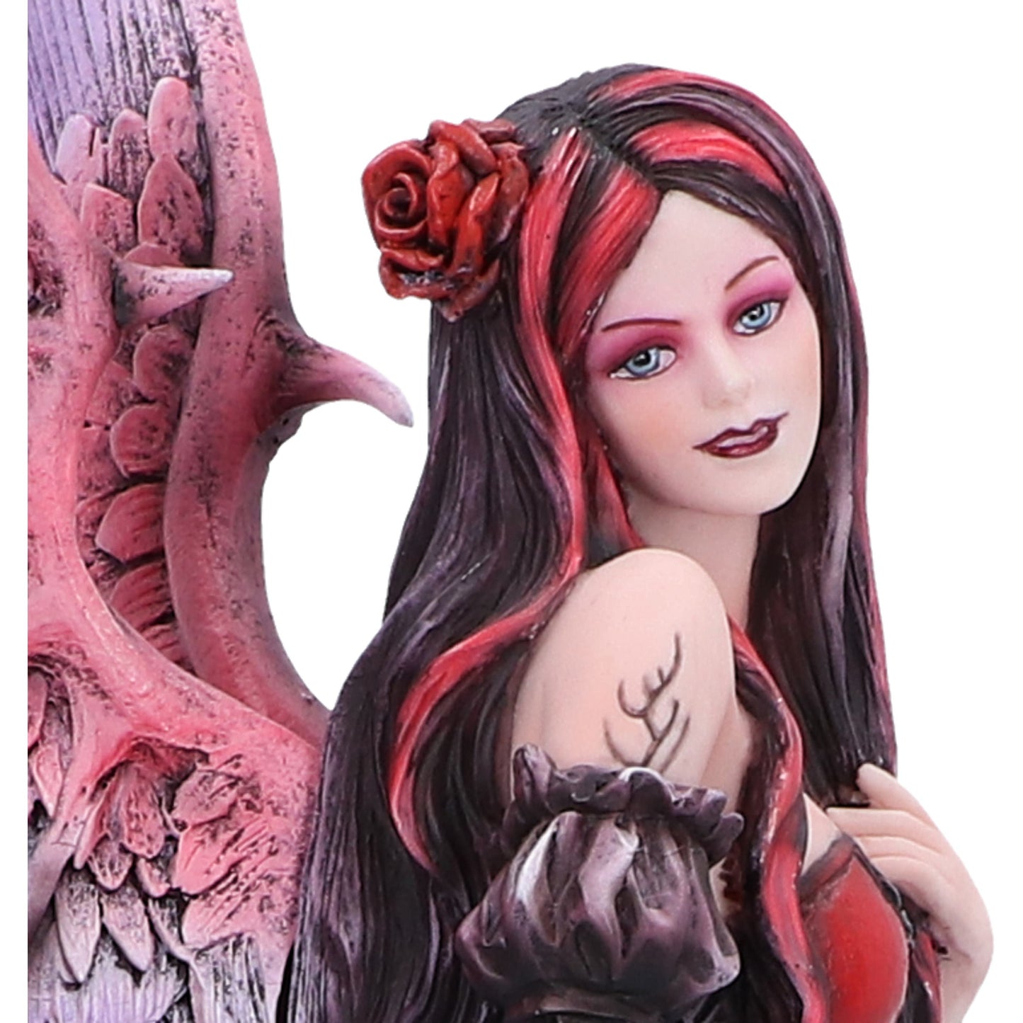 Rose Fairy Figurine 39cm Resin Statue 6