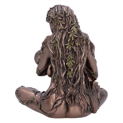 Earth Mother and Baby Bronze Figurine 11cm 3