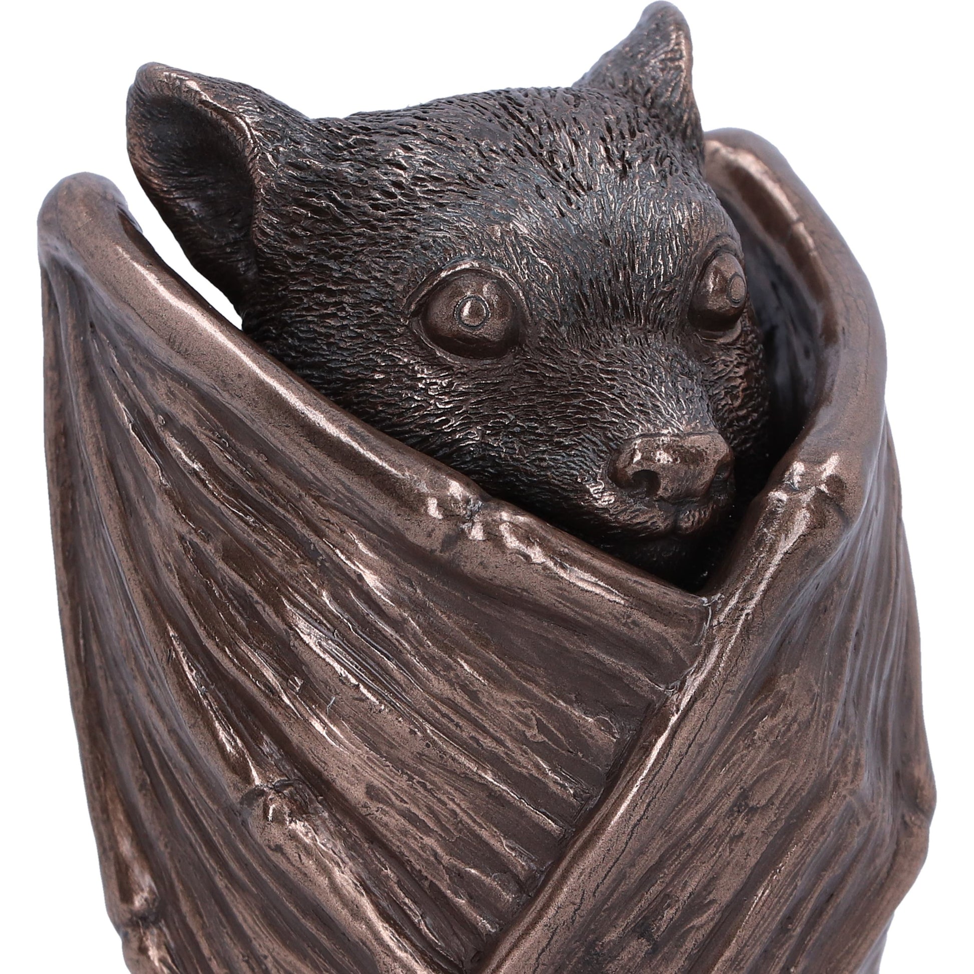 Bronze Bat Snuggle Box 8.5cm Polyresin Statue 5