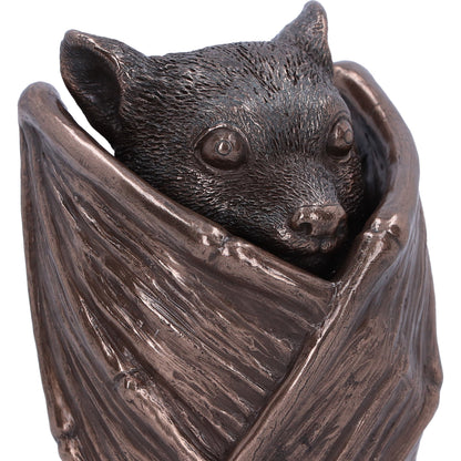 Bronze Bat Snuggle Box 8.5cm Polyresin Statue 5