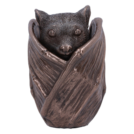 Bronze Bat Snuggle Box 8.5cm Polyresin Statue 1