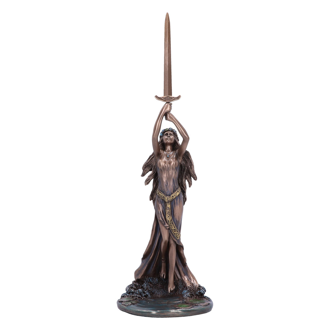 Lady of the Lake and Excalibur Bronze Figurine 33cm