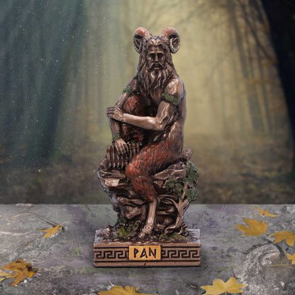 Pan Mini Figurine in Bronze 8.3cm 7