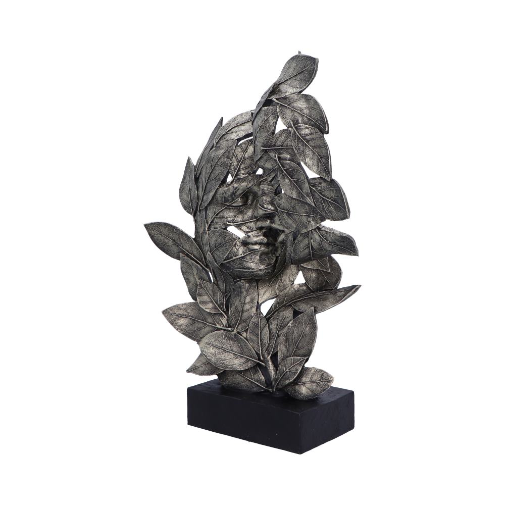 Natural Emotion Kiss Silver Statue 37cm 2