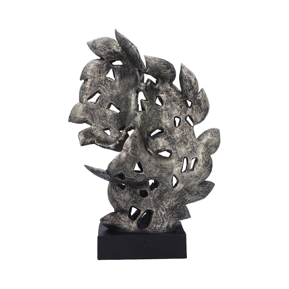Natural Emotion Kiss Silver Statue 37cm 3
