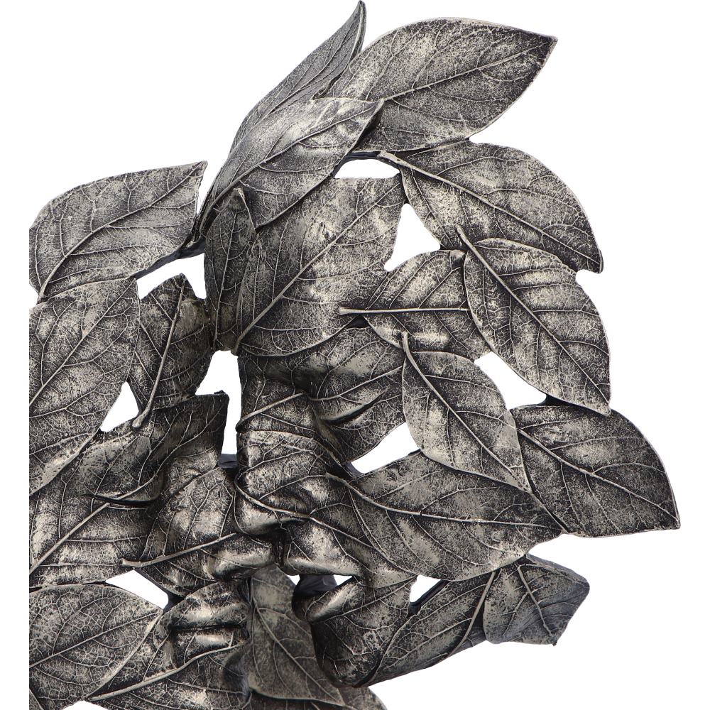 Natural Emotion Kiss Silver Statue 37cm 5