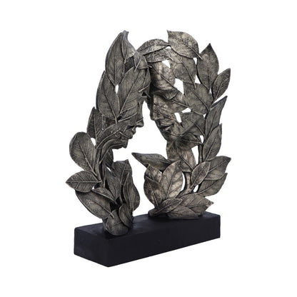 Natural Emotion Love Silver Statue 31cm 4