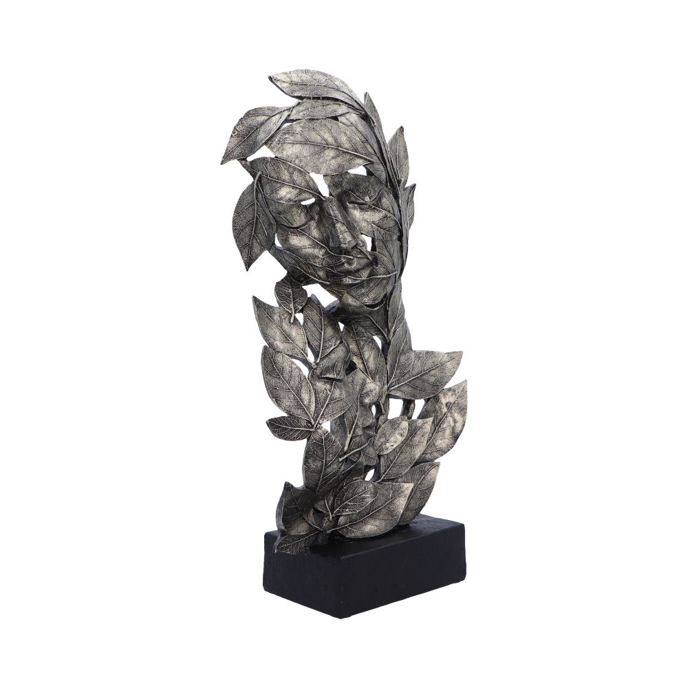 Natural Emotion Embrace Silver Statue 38cm 4