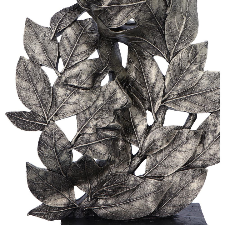 Natural Emotion Embrace Silver Statue 38cm 6