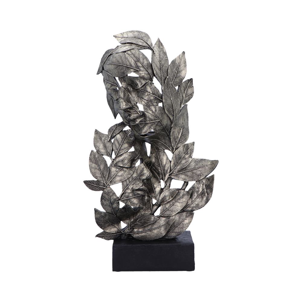 Natural Emotion Embrace Silver Statue 38cm 1