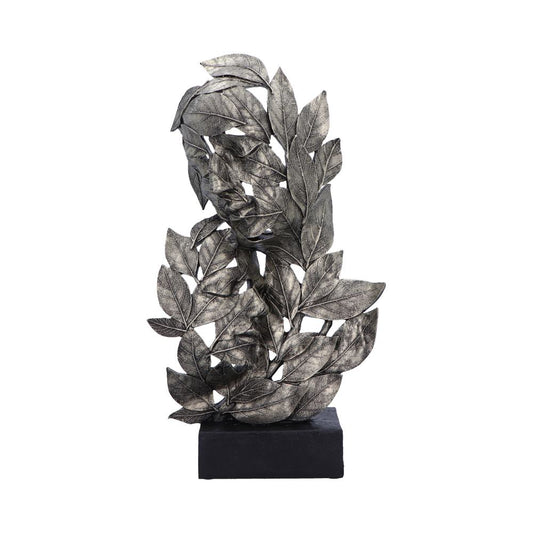 Natural Emotion Embrace Silver Statue 38cm 1