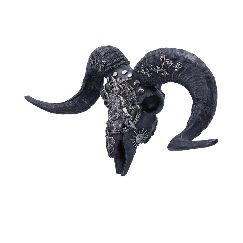 Baphomets Veneration Skull Wall Plaque 53cm 2
