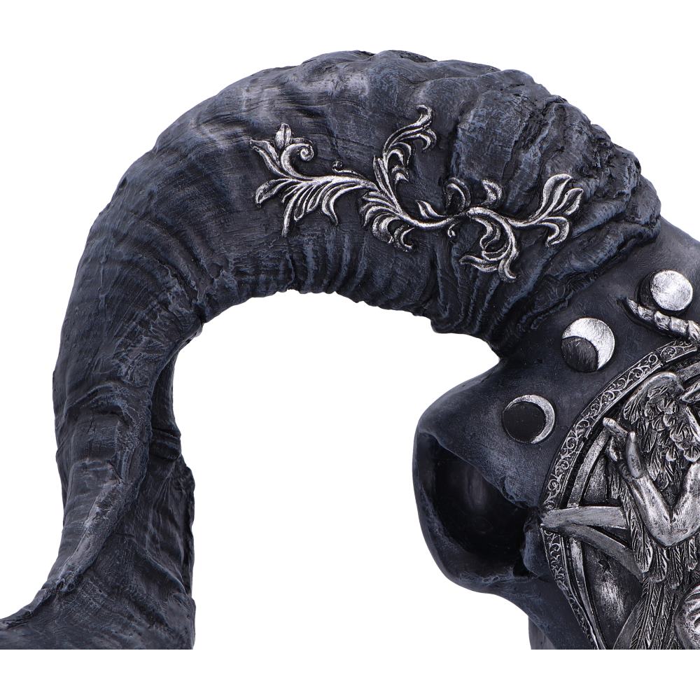 Baphomets Veneration Skull Wall Plaque 53cm 6